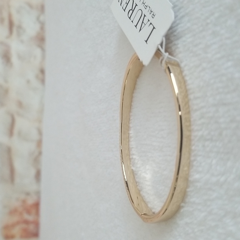 New Ralph Lauren Pave Crossover Bangle Bracelet - Picture 3 of 6